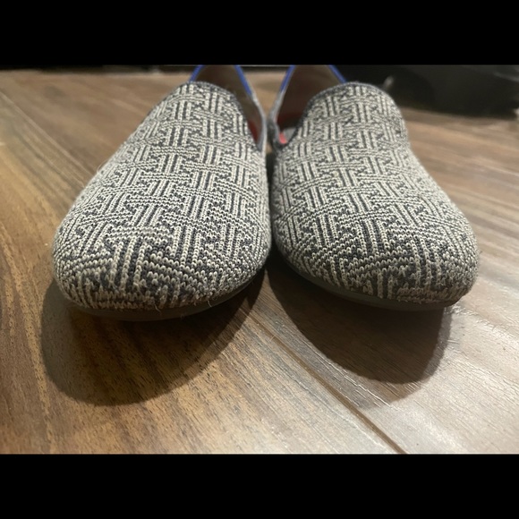 Rothy’s size 9 gray charcoal grid loafers. - Picture 4 of 5